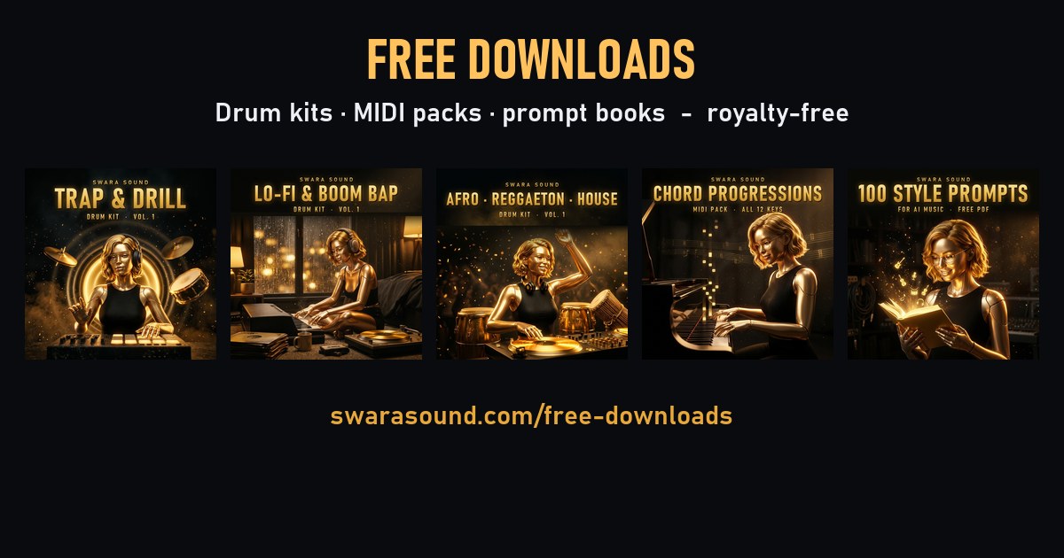 Free Sample Packs, Drum Kits, MIDI & Sound Effects - royalty-free